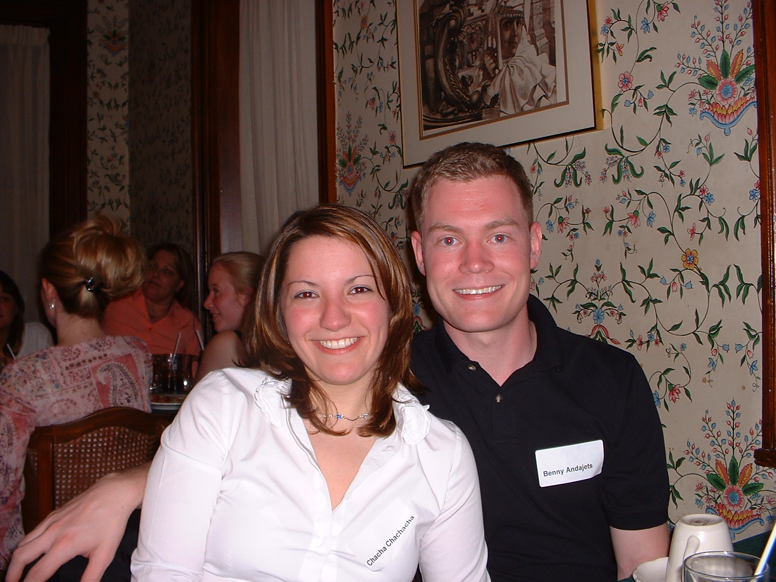 Us at the Mystery Dinner